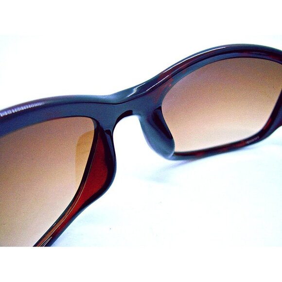 Nine West Womens Oval Sunglasses Brown Tortoise Frame Gradient Lenses No Case - Picture 7 of 10